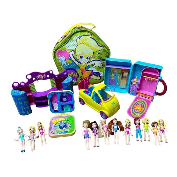 VINTAGE Y2K POLLY POCKET Fashion Club Groove Carpool Cruiser Unicorn Utopia